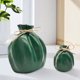 thumbnail image 5 of Lucky Blessing Bag Jarrón Resin Purse Vase Multifunción Decoración de decoración (verde), 5 of 6