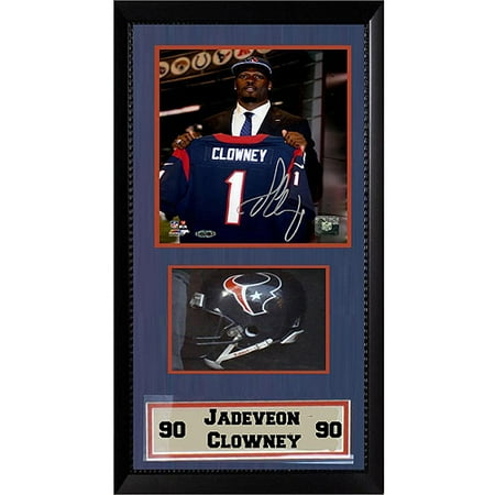 Autographed Shadow Box W/mini Helmet - J
