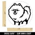 thumbnail image 2 of Perky Pomeranian Pup Dog Pet Self-Inking Rubber Stamp Ink Stamper - Dry Pad (No Ink) - Mini 1/2 Inch, 2 of 7