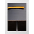 thumbnail image 1 of Endermann, Rolf 17x24 White Modern Wood Framed Museum Art Print Titled - Yellow line, 1 of 4