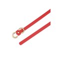 thumbnail image 3 of INSPIRE CHIC Women's Skinny Extra Thin Belts, Fashion 8-Shaped Golden Buckle Holeless Waistband for Dresses Coats Jeans 40.9x0.4" Red, 3 of 6