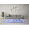 thumbnail image 3 of Ahgly Company Indoor Square Persian Blue Traditional Area Rugs, 7' Square, 3 of 4