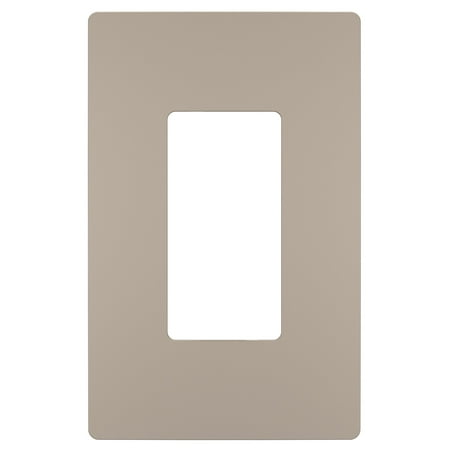 - PASS & SEYMOUR Radiant 1-Gang Plastic Wall Plate, Nickel RWP26NICC6