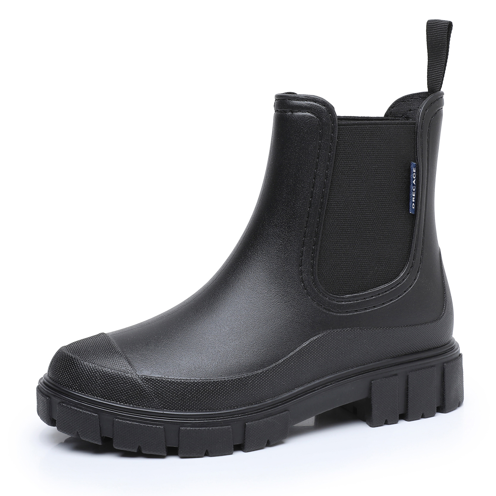 Sogetch Women's Waterproof Ankle Rain Boots Chelsea Style photo 1