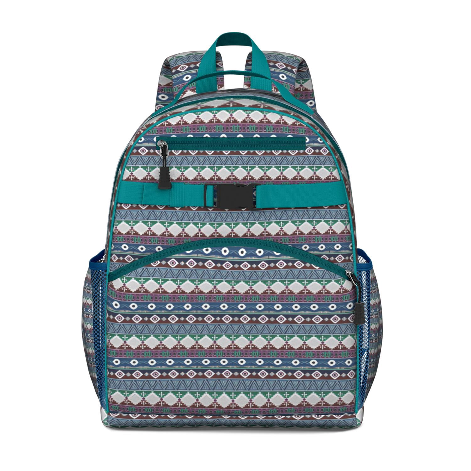 3460 Colorful Owl Mandala Backpack Purse Travel Casual Daypack College African Patchwork Backpack, Afro Ankara School College Bag  main image 3