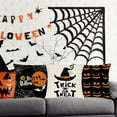 thumbnail image 3 of Halloween Decorations Throw Pillow Covers Set of 4 Happy Halloween Pillow Case Black & Orange for Cushion Sofa Bed Outdoor Decor, 20 x 20 Inches, 3 of 6