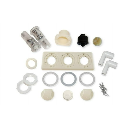 G107969 3 Position Control Panel Jacuzzi Whirlpool Bath (Oyster)