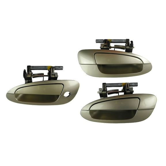 CF Advance For 02-06 Nissan Altima EY1 Velvet Beige Metallic Front Pair and Rear Left Set 3PCS Outside Door Handle 2002 2003 2004 2005 2006