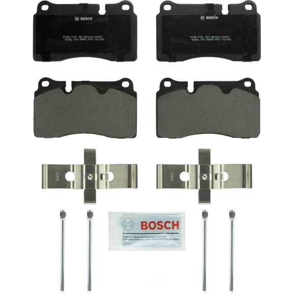 Bosch BP1129 Bosch Quietcast Pads w/ Hardware Fits select: 2014-2017 CHEVROLET CORVETTE, 2010-2017 VOLKSWAGEN TOUAREG