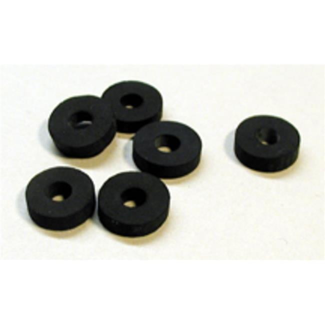 LDR 5005106 Flat Bibb Faucet Washers, 3/8L 11/16", 6 Piece