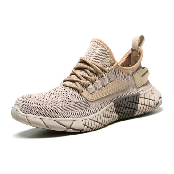 OwnShoe Women Men’s Steel Toe Safety Shoes Lightweight Industrial Sneakers Non-Slip Work Shoes