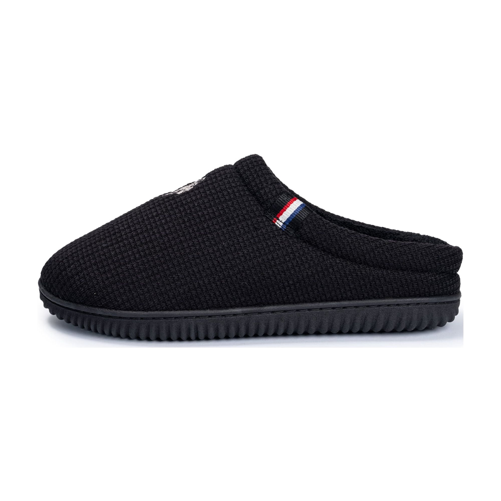 Mens USPA Knitted Scuff Slipper