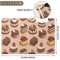 thumbnail image 3 of FORMRS A4 Clipboard Folder with Pen Holder Horizontal Foldable School Office Binder, Creamy Cake, 3 of 9