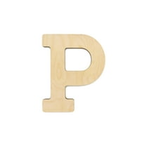 Essentials By Leisure Arts Arts Wood Letter 9.5" Birch P