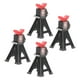 thumbnail image 1 of M Buder 4pcs Soporte de Gato a Escala de Aleación de Aluminio Ajustable para RC Car 1/24 SCX24 1/18 TRX4M Negro [cite: 28], 1 of 9