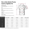 thumbnail image 3 of Cauagu Hand Drawn Turtle Print Hawaiian Shirt for Men,Casual Short Sleeve Button Down Shirts Summer Beach Men's Regular-Fit Short-Sleeve Print Shirt -3X-Large, 3 of 6