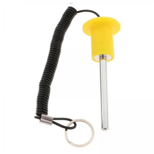3xWeight Stack Pin Accesorios Multiusos Acero Inoxidable Máquina De Pesas Pin Amarillo 10x80mm