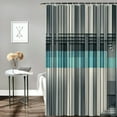 thumbnail image 2 of Orinice Stripes Bathroom Decor Set Colorful Luxurious Graphic Print Polyester Fabric Fashion Shower Curtain Set with Hooks 36x72, 2 of 7