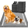 thumbnail image 1 of Almohadillas para orinar para perros MIZOK Charcoal, grandes, 71,1 x 86,4 cm, 40 unidades, 1 of 7