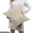 thumbnail image 5 of Ambesonne Beige Tan Fabric by the Yard Upholstery, Grunge Polka Dots Style, 10 Yards, Pale Mustard and Champagne, 5 of 5