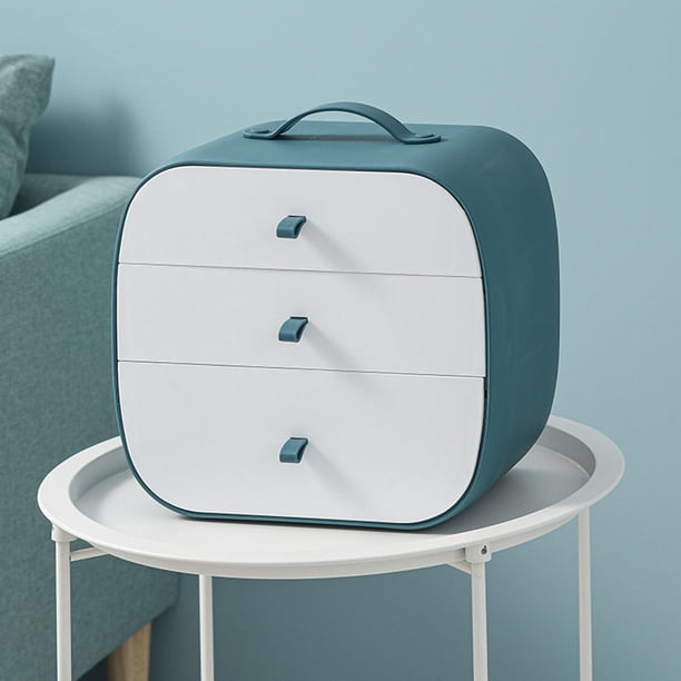Ropa interior Organizador de cajones Bufandas con Artículos de hombros Convenientes Caja Compartimientos desmontables Ropa Sujetado Azul perfecl Organizador de cajones