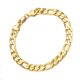 thumbnail image 3 of Pulseras de eslabones cubanos de oro amarillo para hombres, 7 mm, evitan la decoloración, joyas para hombres para novio, padre y amigos, 8,3 pulgadas, 3 of 10