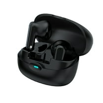 LACKUST True Wireless In-Ear Earbuds, Bluetooth 5.4 with ANC, Long Battery Life & LED Display, Comfortable Secure Fit, Type-C Charging, Black