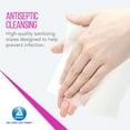 thumbnail image 3 of Dynarex BZK Antiseptic Towelettes, Moist Sanitizing Towelettes Designed to Protect Minor Wounds, 5" x 7", Disposable & Individually Wrapped, 1 Case - 10 Boxes of 100 Towelettes, 3 of 7