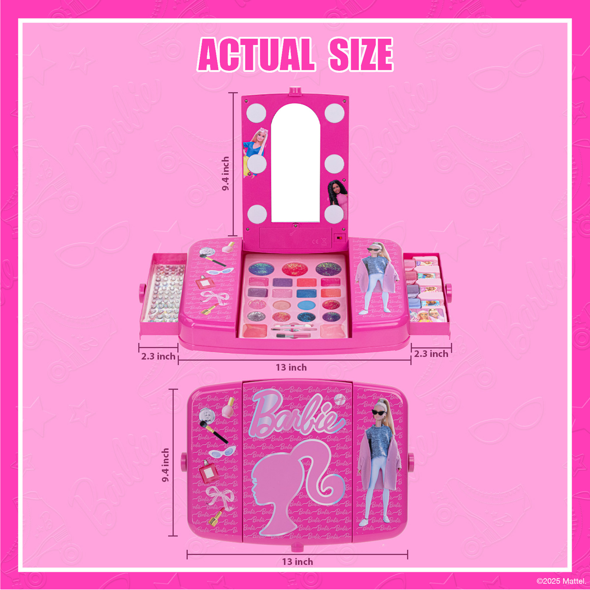 Barbie Beauty Vanity Set with Light-Up Mirror by Townley Girl photo 6