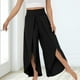 thumbnail image 4 of Leggings de color liso para mujer, pantalones de salón de cintura alta, adecuados para reuniones de amigos., 4 of 5