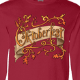 thumbnail image 4 of Inktastic Oktoberfest Banner with Orange Autumn Leaves Long Sleeve T-Shirt, 4 of 5
