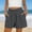 Dark Gray, variant on Womens Cotton Sweat Shorts Casual Summer Short Loose Elastic Waist Lounge Running Athletic Shorts with Pockets