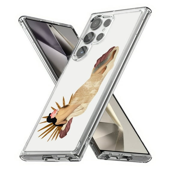 TalkingCase Slim Fit Phone Case Compatible for Samsung Galaxy S24 Ultra(Not S24, S24 Plus), Funny Art Print, Lightweight,Flexible, USA Print