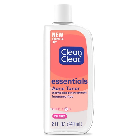 Astringente facial Clean & Clear Essentials con 2% de ácido salicílico