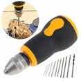 thumbnail image 4 of Micro Mini Portable Small Hand Drill + 10pcs Drill 0.8-3.0mm] Tool Set Bits M4L7, 4 of 6