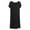 e-273Black62, variant on Hifoo Nightwear Nightgowns For Women Short Sleeve Nightshirts Solid Color Sleepwear Soft Comfy Casual O-Neck Loungewear Plus Size Night Sleep Shirts Pajama Dress Boho Homewear