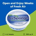 thumbnail image 6 of Nature’s Air Sponge Odor Absorber - 3-Pack, 1/2 Lb Each, Activated Charcoal Air Freshener for Home, Office & Car, Compact, Fresh Clean Air, Absorbs Pollutants & Smoke, 6 of 7