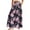 Purple Pink, variant on WTOBBY Women's High Waisted Wide Leg Pants Casual Flowy with Pockets and Vibrant Floral Print, Ideal for Spring Summer Beach Vacations, Garden Parties and Outdoor Adventures,Black L