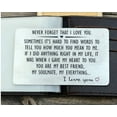 thumbnail image 1 of Clearance! Wallet Insert Card For Men Husband From Wife Birthday Love Note Valentine Wedding For Groom Bride Him Her, 1 of 9