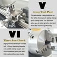 thumbnail image 6 of INTSUPERMAI High Precision Metal Lathe Benchtop Brushless Motor Metric Imperial Thread 8"*32" Lathe, 6 of 11