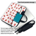 thumbnail image 2 of Lsque Hand Drawn Strawberry Pattern Laptop Bag – Portable & Slim Single-Shoulder Computer Case with Adjustable Strap, Protective, Lightweight for 13”/14”/15.6” Laptops, 2 of 8