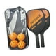 thumbnail image 4 of Raquetas de pickleball Baoblaze Naranja Raqueta portátil de pickleball con 2 raquetas y 4 pickleballs, 4 of 8