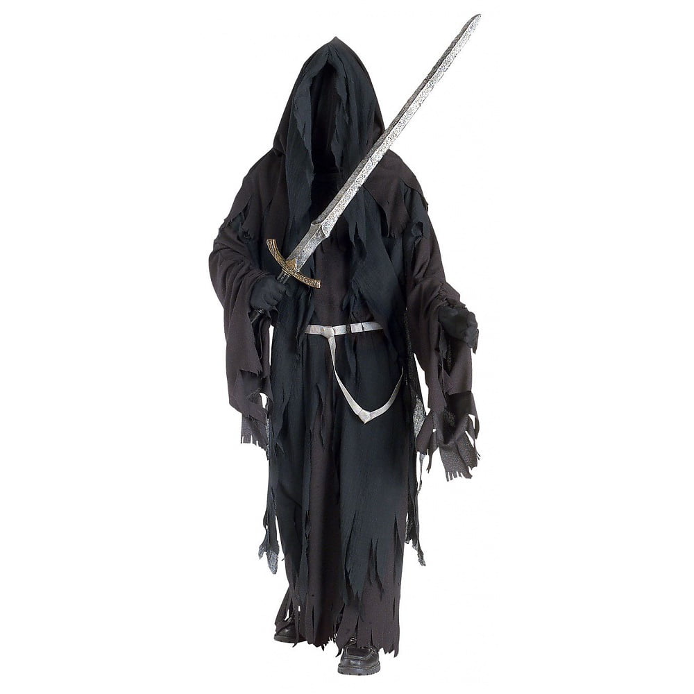 Adult Licensed Lord Of The Rings Ringwraith Mens Halloween Fancy Dress Costume 