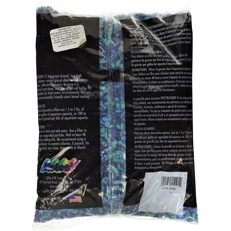 Spectrastone Blue Jean Aquarium Gravel, 5 Lbs photo 3