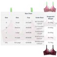 thumbnail image 2 of Perfectbot Lace Sheer Bras for Women, Sexy Push Up Breathable Balconette Demi Unlined Wireless Bra, 2 of 7