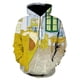 thumbnail image 2 of Sudadera con capucha para hombre y mujer con pintura al óleo de Van Gogh, asiento de café al aire libre, noche estrellada, impresión 3D neutra, estilo artístico, para niños, 2 of 4