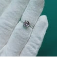 thumbnail image 2 of Created Alexandrite Ring, 925 Sterling Silver Ring, Alexandrite Ring, Color Change Stone Ring, Round Cut Alexandrite Ring, Ring for Gift, 2 of 3