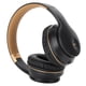 thumbnail image 3 of Auriculares estéreo inalámbricos Bluetooth MP3 para juegos de música Computadoras compatibles con tarjeta de memoria negro dorado, 3 of 10