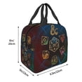 thumbnail image 5 of Dnd Dungeons and Dragons Lunch Bag Portable Tote Bag Insulated Lunch Box Picnic Beach Office Insulated Bento Bag, 5 of 9
