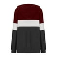 thumbnail image 4 of Ashirexll Womens Hoodies, Oversized Hoodies for Women, Fall Ladies' Fashion Matching Color Hooded Sweatshirts Pocket Long Sleeve Top, 4 of 5